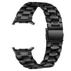 Samsung Galaxy Watch8 44/40 / 8 Classic 46mm - Urrem i rustfrit stål -  til håndled 139mm-210mm - Sort