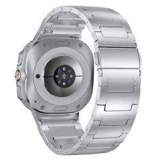 Samsung Galaxy Watch8 44/40 / 8 Classic 46mm - Urrem i rustfrit stål - til håndled 140mm-215mm - Sølv