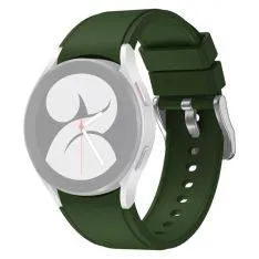 Samsung Galaxy Watch4 Classic 42/46mm / Watch4 40mm/44mm - Silikone  20mm - Militærgrøn