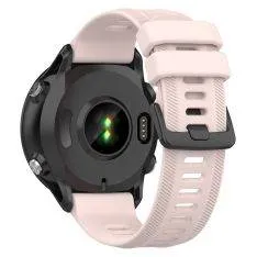 Garmin Forerunner 955 / 945 / 935 - Silikone rem 22mm - Lys pink