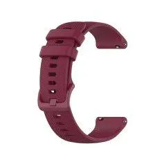 Samsung Gear 2 R380 / Samsung Gear 2 Neo R381 - Silikone urrem 22mm - Vinrød