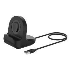 Samsung Galaxy Watch5 40mm / Watch5 44mm - Silikone holder/  dock - Sort