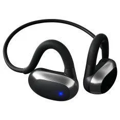 Trådløse Bone conduction høretelefoner - Vandtæt / 360 grader stereo - Sort