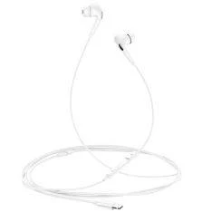 USAMS In-Ear høretelefoner med Lightning stik - med mikrofon og kontrolpanel - hvid