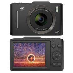 Digital kamera 16xZoom - Autofokus og anti-shake - Sort