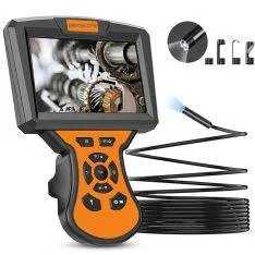 Endoskop M50 vandtæt 8mm kamera med 5" LCD display - 5m