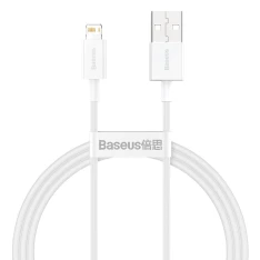 Baseus Superior - Lightning til USB-A oplader kabel 1 meter - Hvid