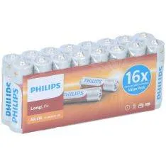 Philips Longlife AA Batteri 1400mAh - 16-Pak