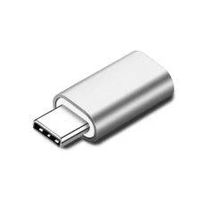Lightning til Type-C Converter oplader Adapter - Sølv