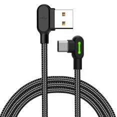 MCDODO - Type-C oplader kabel - LED indikator - 1.8m - Sort