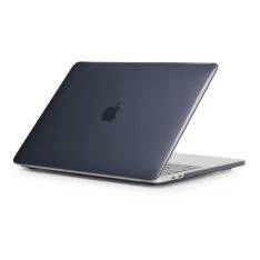 MacBook Air 13 (2020/2019/2018) - Hard cover Front + Back transparent - Sort