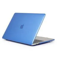 MacBook Air 13 (2020/2019/2018) - Hard cover Front + Back transparent - Mørkeblå