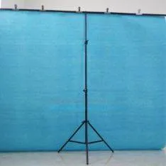 Tripod / Stativ til lærred / baggrund 200x200 cm. - Sort
