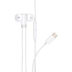 Grundig høretelefoner med USB-C stik 1.2m og indbygget mikrofon - Hvid