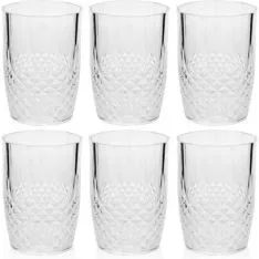 Alpina drikkeglas 400ml med krystal effekt - 6 stk.