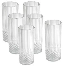 Alpina longdrinkglas 400ml med krystal effekt - 6 stk.