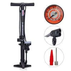 Dunlop cykelpumpe / luftpumpe med trykmåler 160 PSI / 11 BAR