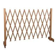Udtrækkeligt gitter i træ Til hunde/kæledyr – 90x30-117cm