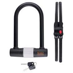 Black+Decker bøjlelås Ø14x25cm - til Cykel, Motorcykel og Scooter