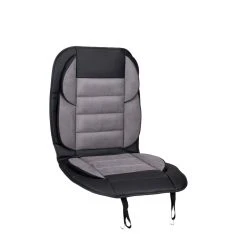 Dunlop ergonomisk bilsæde / overtræk med sidestøtte 118x54.5cm - Grå