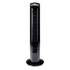Lifetime Air Tårnventilator roterende - H:81 cm m/ 3 hastigheder - Sort