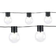 Grundig LED Solcelle lyskæde med 20 pærer - Varm hvid - 8 lysfunktioner