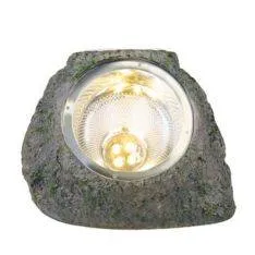 Arti Casa "Solar Stone" solcellelampe - Varm hvid - Automatisk lysfunktion