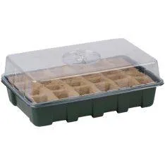 Kinzo minidrivhus til vindueskarm 30x20x10cm - 2 stk
