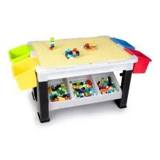 Eddy Toys legebord til børn med byggeklodser - Sæt med 300 dele