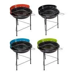 Alpina BBQ kulgrill i metal Ø33x43cm - Ass. farve
