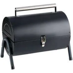 Alpina BBQ transportal Bordgrill i rustfrit stål 41x25x40cm - Sort