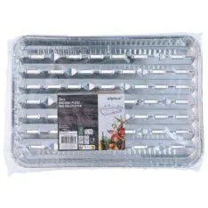 3-Pak Alpina aluminium Grillbakke  35x22cm