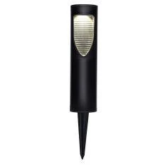 Grundig LED Solcelle havelampe - Varm hvid - Sort
