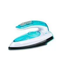 Alpina rejsestrygejern 700W - med damp  / justerbar temperatur- Blå/hvid