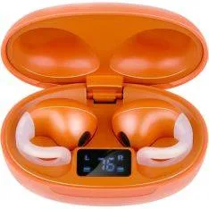 Grundig TWS Trådløse Earbuds med clip-on fit - Orange
