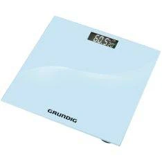 Grundig digital personvægt max 180kg - med termometer - Hvid