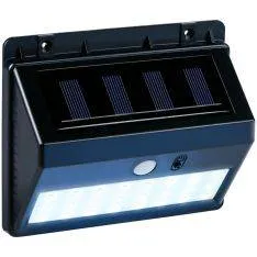 Udendørs LED væglampe med solceller - 40 LED lys - Bevægelsessensor 120 grader - Vandtæt