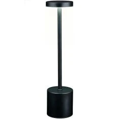 Grundig trådløs LED bordlampe H: 34,3cm - Genopladelig / dæmpbar - Sort