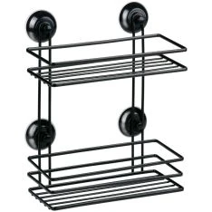 BATH & SHOWER brusehylde i 2 niveauer med sugekopper 25.1x31.5cm