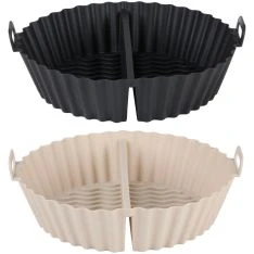Alpina 2-delt silikoneform til Airfryer 20x20x4.5cm - Ass. Farve
