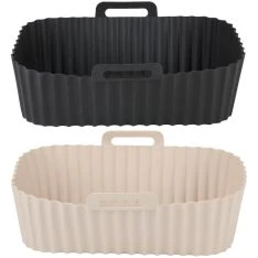 Alpina silikoneform med håndtag til Airfryer 21.1x13.5x7.3cm - Ass. Farve