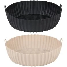 Alpina silikoneform med håndtag til Airfryer Ø22x5.8cm - Ass. Farve