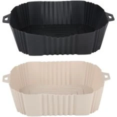 Alpina silikoneform med håndtag til Airfryer 24x21x5.8cm - Ass. Farve