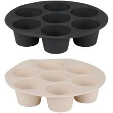 Alpina silikoneform til Airfryer til muffins / kager - Ass. Farve