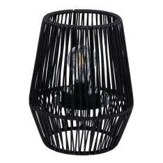 Articasa LED bordlampe med solceller Ø20x25cm - Sort