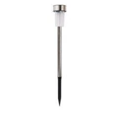 Grundig Solcelle LED havelamper H: 36cm - Rustfrit stål - 10 stk.