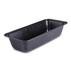 Royal Brødform 33 x 14 cm -  Non-slip belægning - Sort