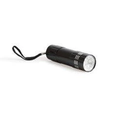 Mini LED lommelygte L: 9 cm - Sort