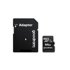 GoodRam MikroSDHC hukommelseskort 64GB - Inkl SD adapter