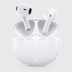 TWS W2 Bluetooth V5.0 ENC høretelefoner - Noise Cancelling - Hvid